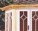 SUMMER HOUSES: FITTED SUMMERHOUSES and DIY SUMMERHOUSES - Decorative window features