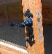 SUMMER HOUSES: FITTED SUMMERHOUSES and DIY SUMMERHOUSES - Black antique ironmongery
