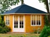 Corner Summerhouse Log Cabin 259