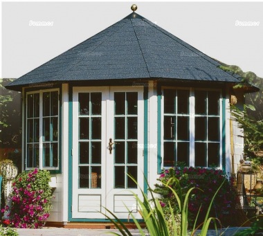 Octagonal Summerhouse Log Cabin 363