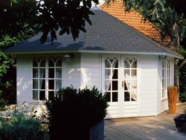Octagonal Summerhouse Log Cabin 374