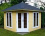 Corner Summerhouse Log Cabin 383