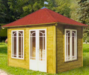 Hipped 28mm Log Cabin Summerhouse 598